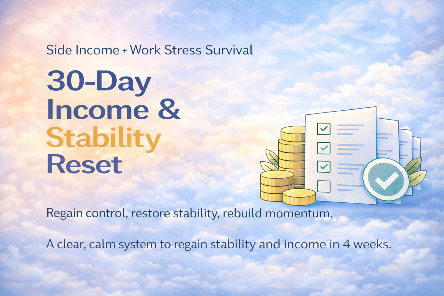 30-Day Income & Stability Reset