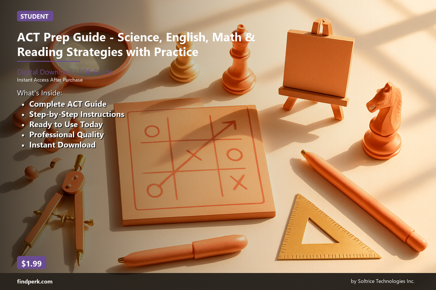ACT Prep Guide - Science, English, Math & Reading Strategies with Practice