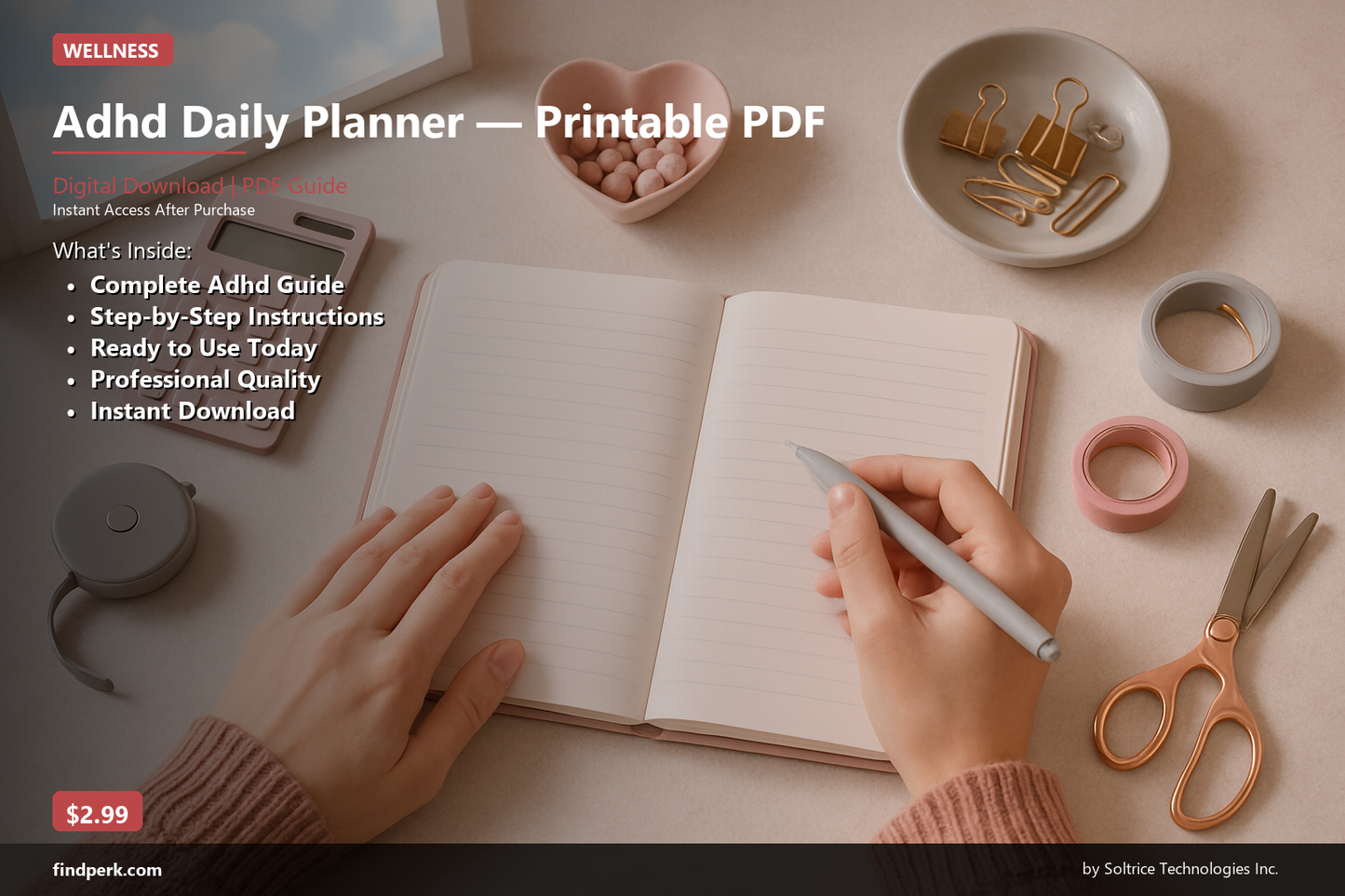 Adhd Daily Planner β Printable PDF
