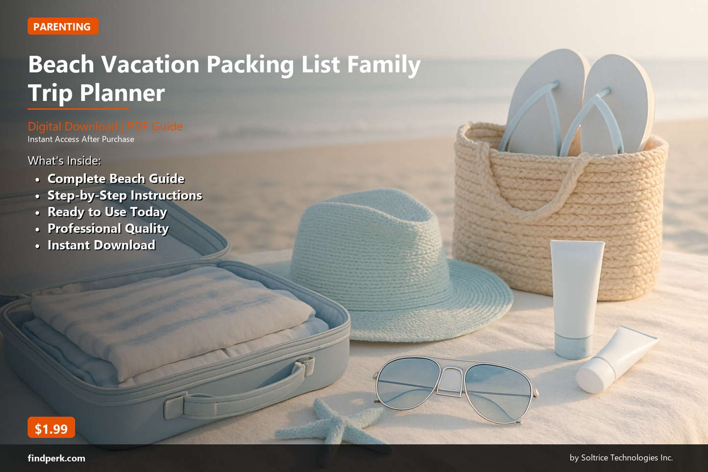 Beach Vacation Packing List Family Trip Planner