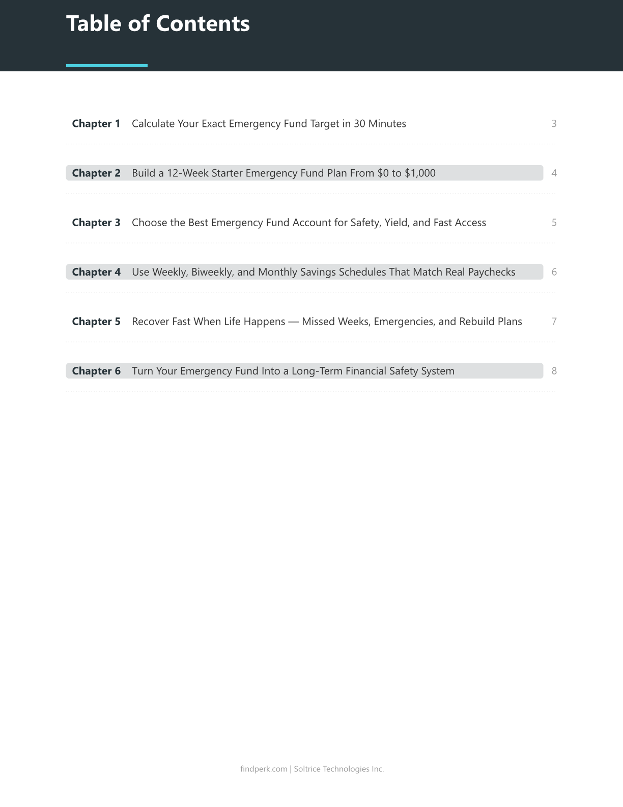 Emergency Fund Calculator — Financial Planner Printable