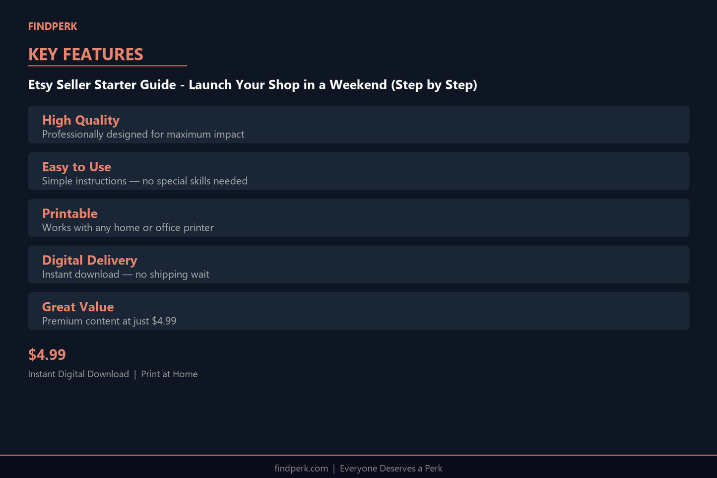 Etsy Seller Starter Guide - Launch Your Shop in a Weekend (Step by Step)