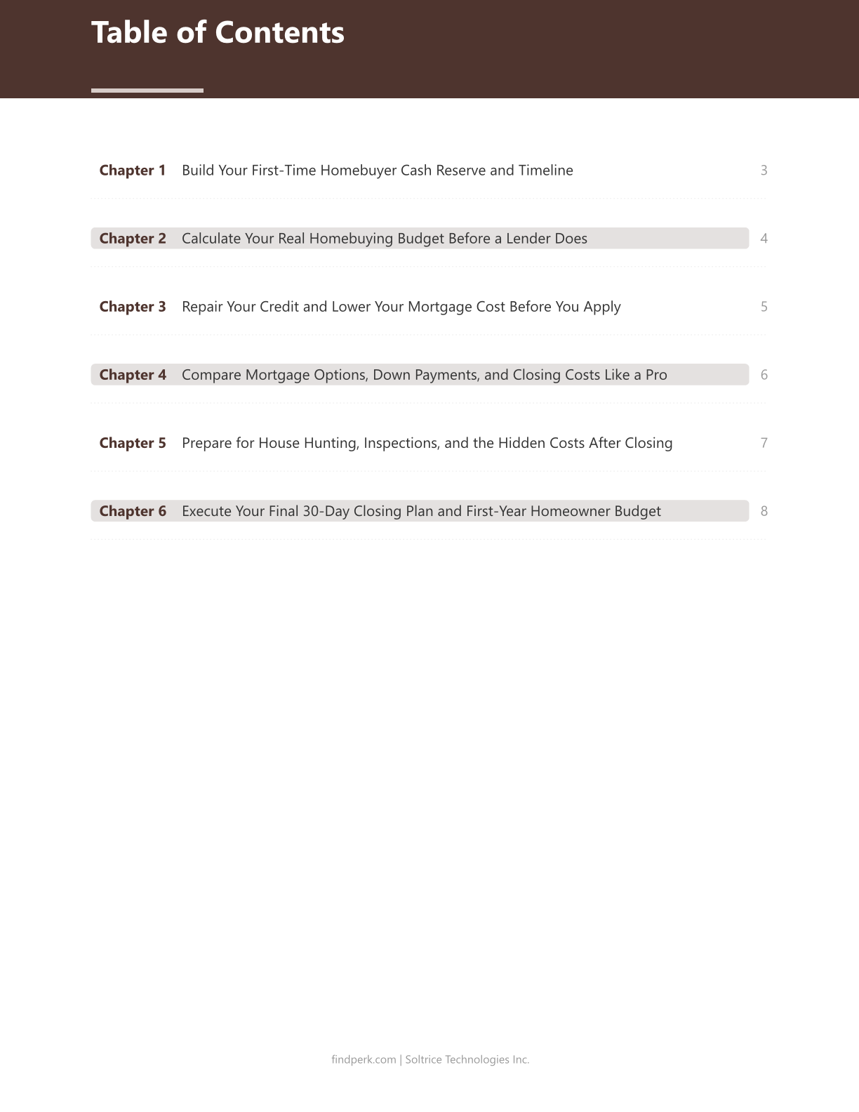 First Time Homebuyer Checklist — Financial Planner Printable