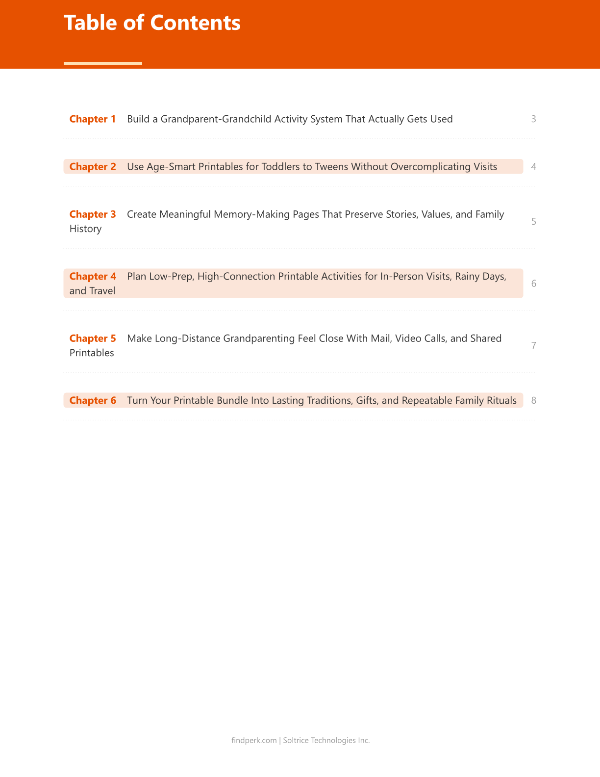 Grandparent and Grandchild Activity Printable Bundle
