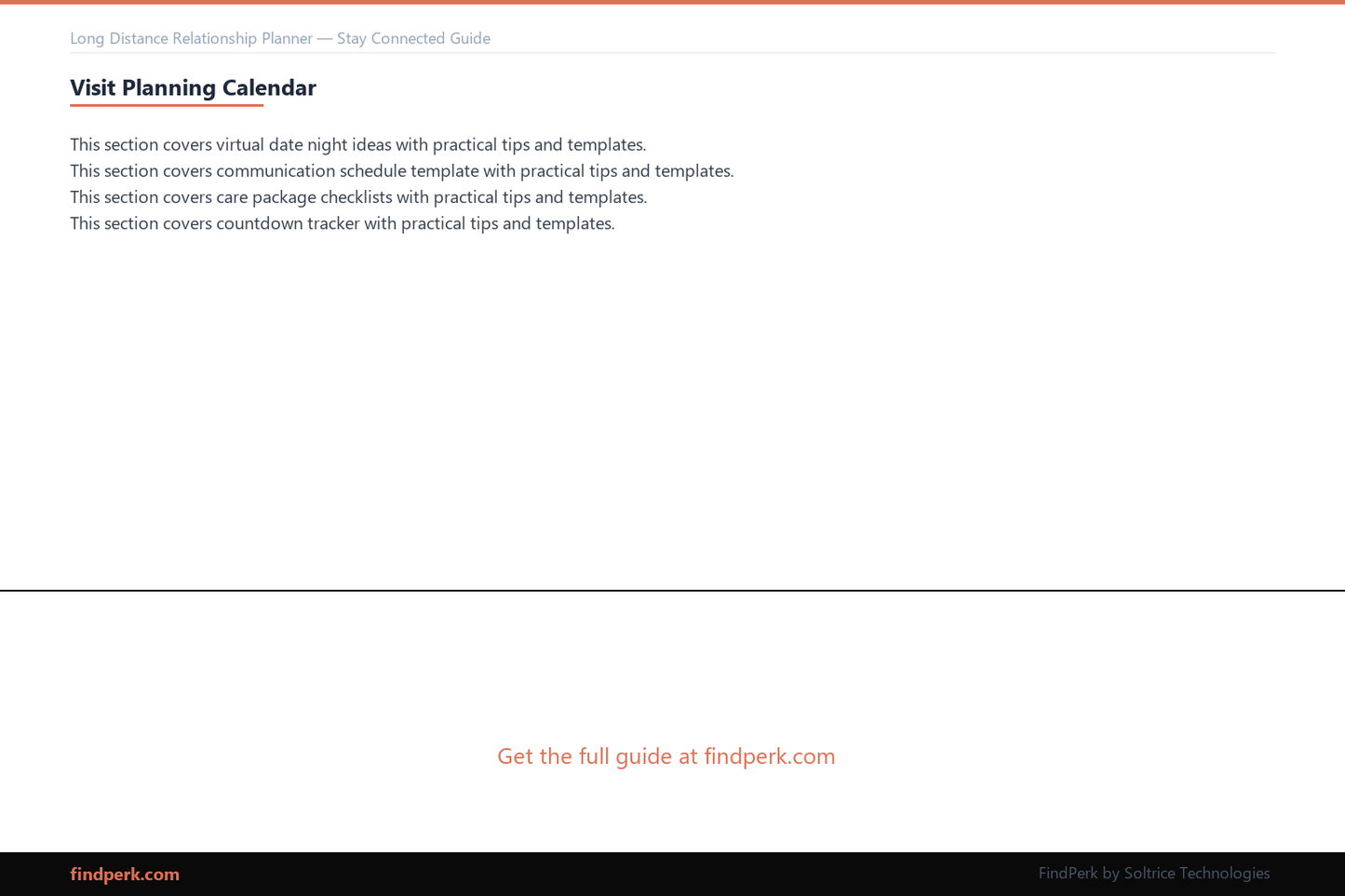 Long Distance Relationship Planner — Stay Connected Guide