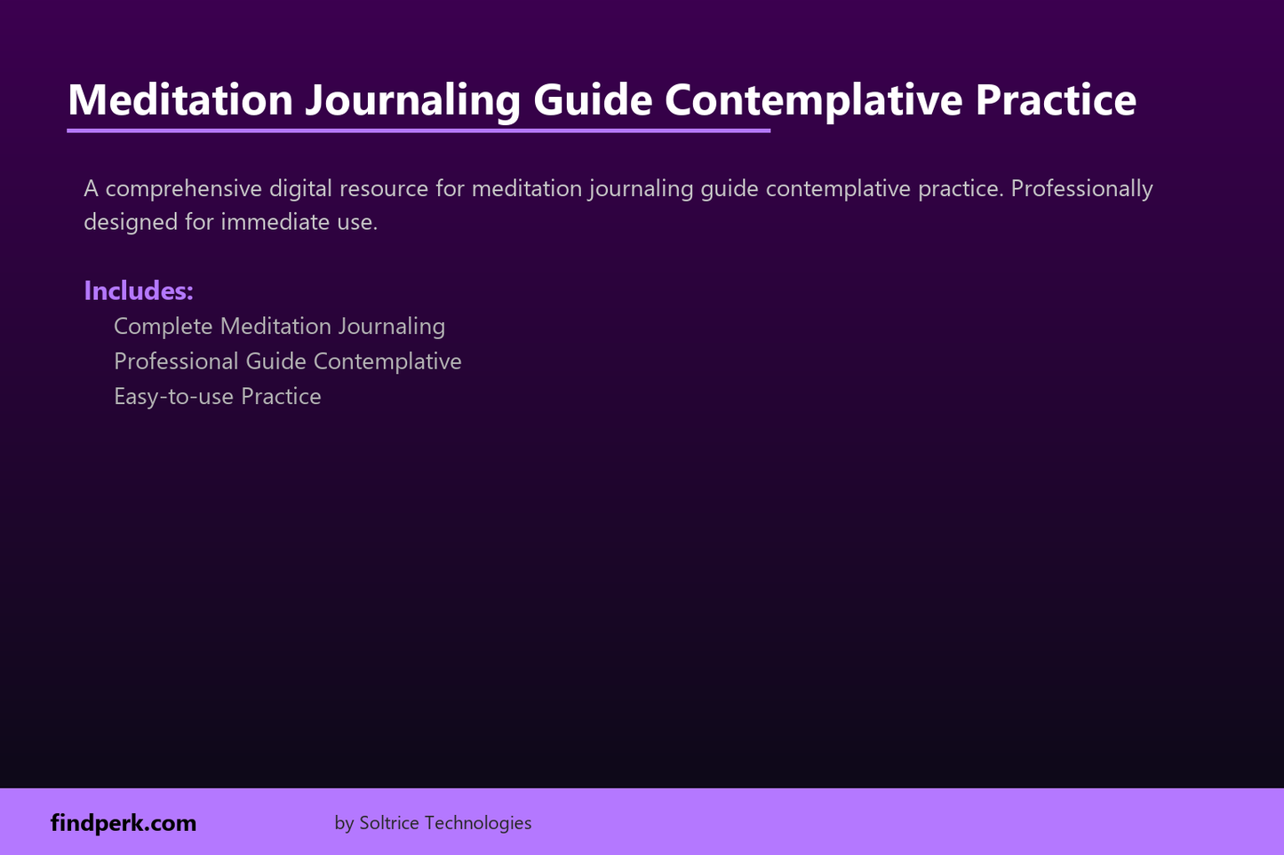 Meditation Journaling Guide Contemplative Practice