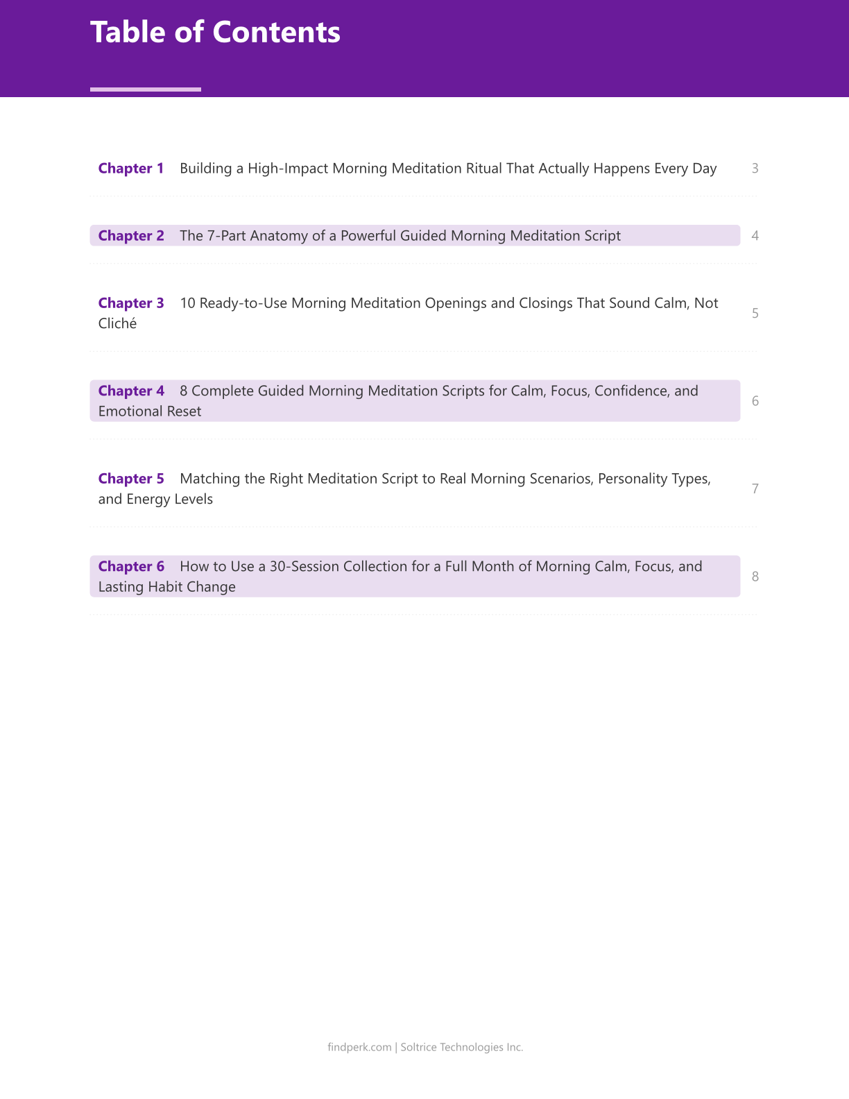 Morning Meditation Script Collection — 30 Guided Sessions
