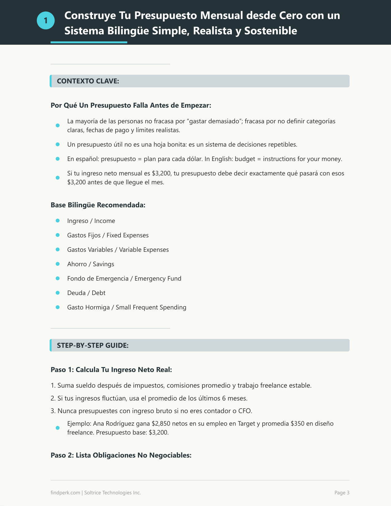Planificador de Presupuesto Mensual (Monthly Budget Planner)
