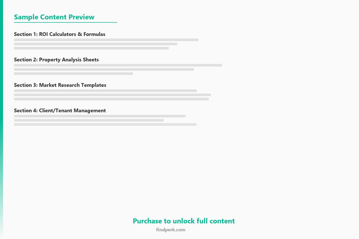 Property Showing Feedback Form for Real Estate - Content Preview