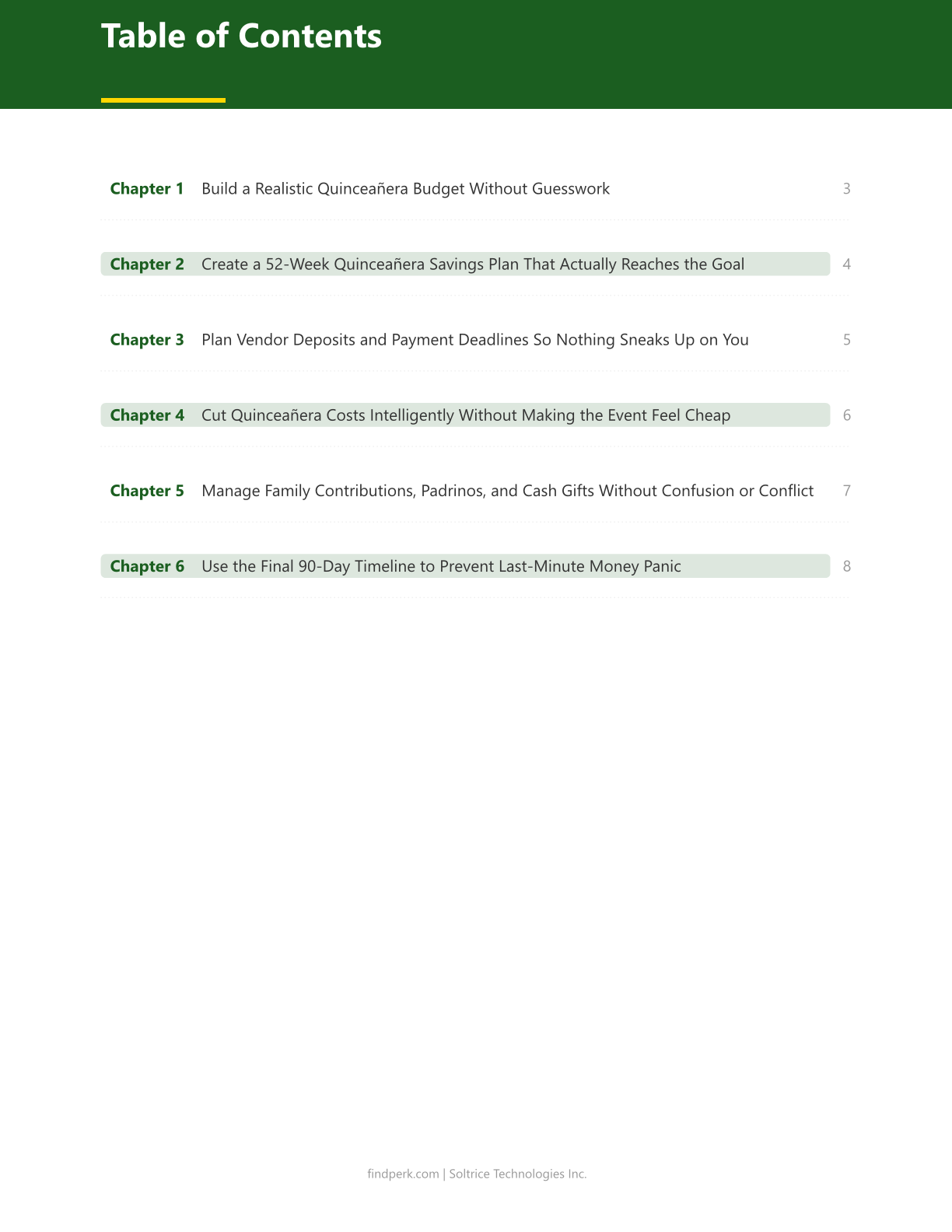 Quinceañera Planning Checklist Budget and Timeline