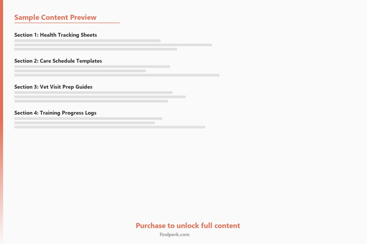 Senior Pet Care Guide Mobility Comfort Nutrition - Content Preview