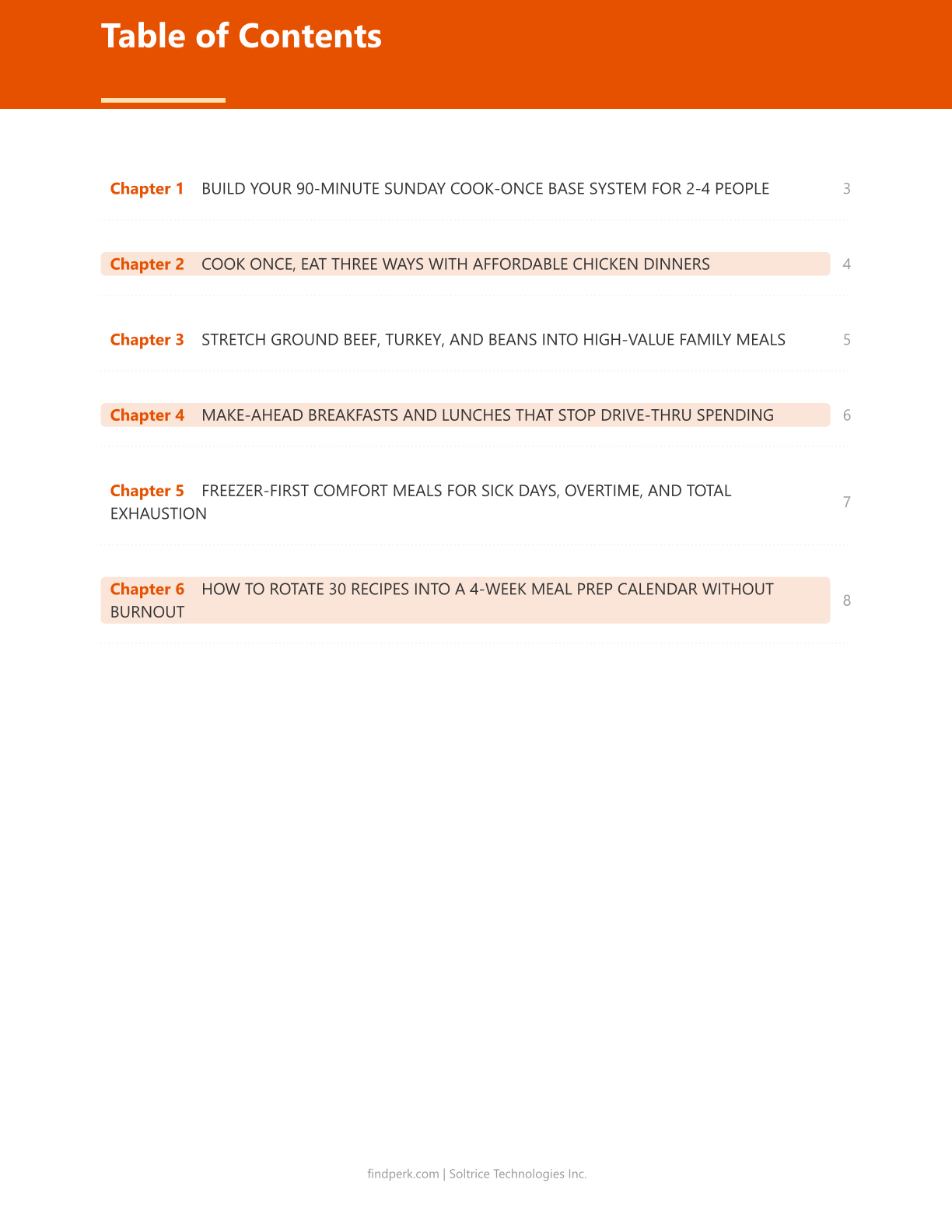 Single Parent Meal Prep System for Cooking Once and Eating All Week (Family of 2-4)