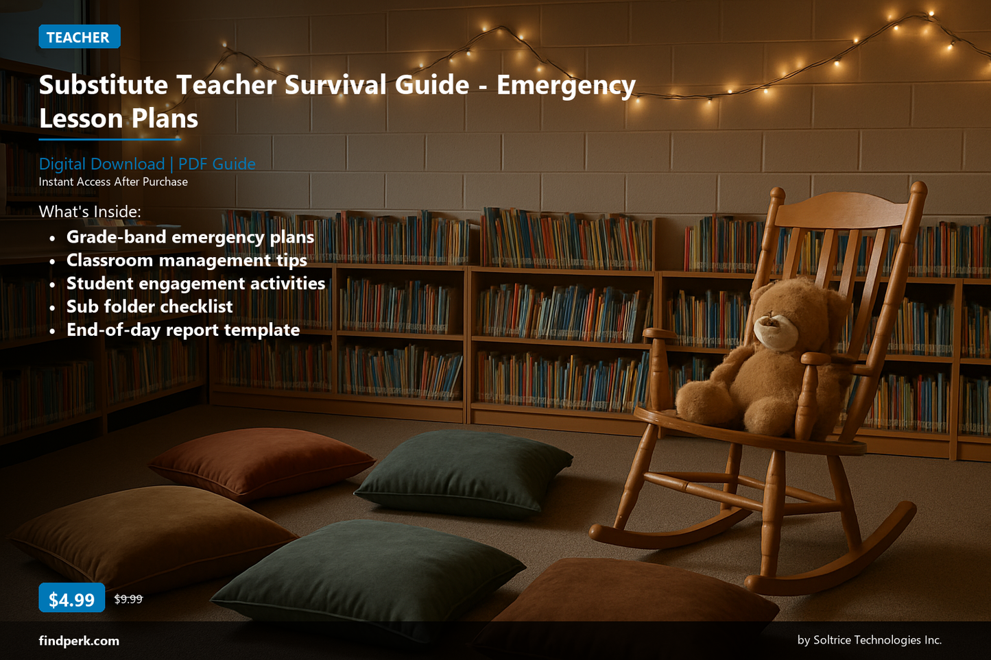 Substitute Teacher Survival Guide - Emergency Lesson Plans