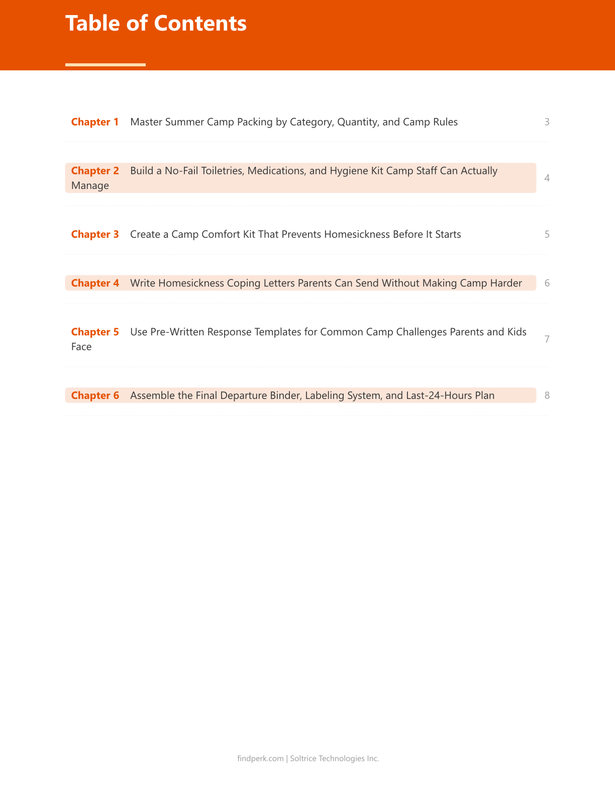 Summer Camp Packing Checklist with Homesickness Coping Letter Templates for Parents