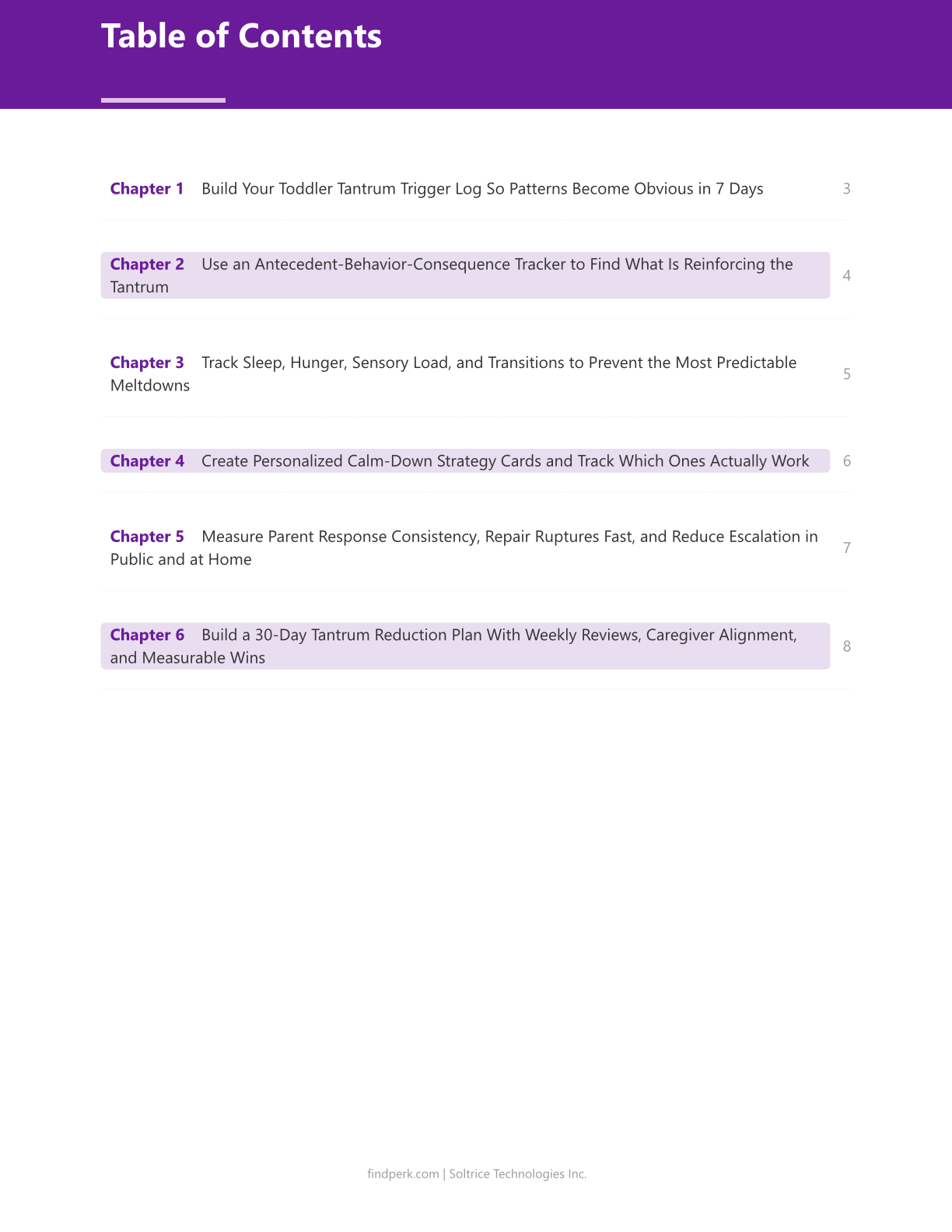 Toddler Behavior Decoded: Tantrum Trigger Log and Calm-Down Strategy Cards