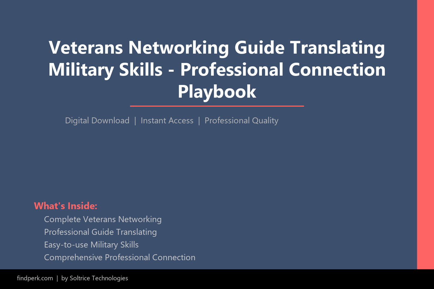 Veterans Networking Guide Translating Military Skills - Professional Connection Playbook
