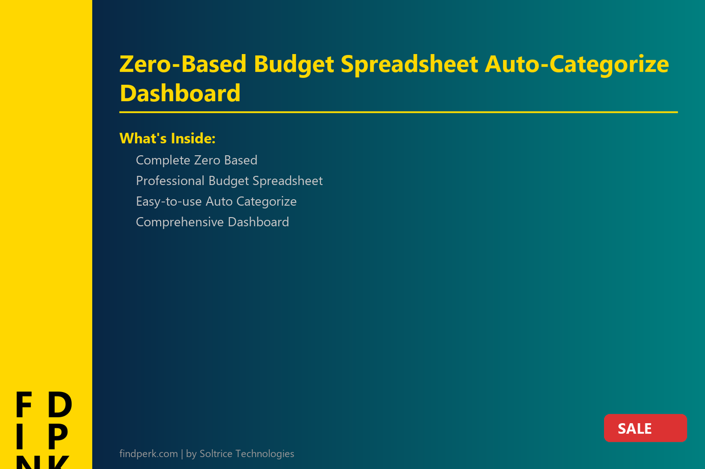 Zero-Based Budget Spreadsheet Auto-Categorize Dashboard