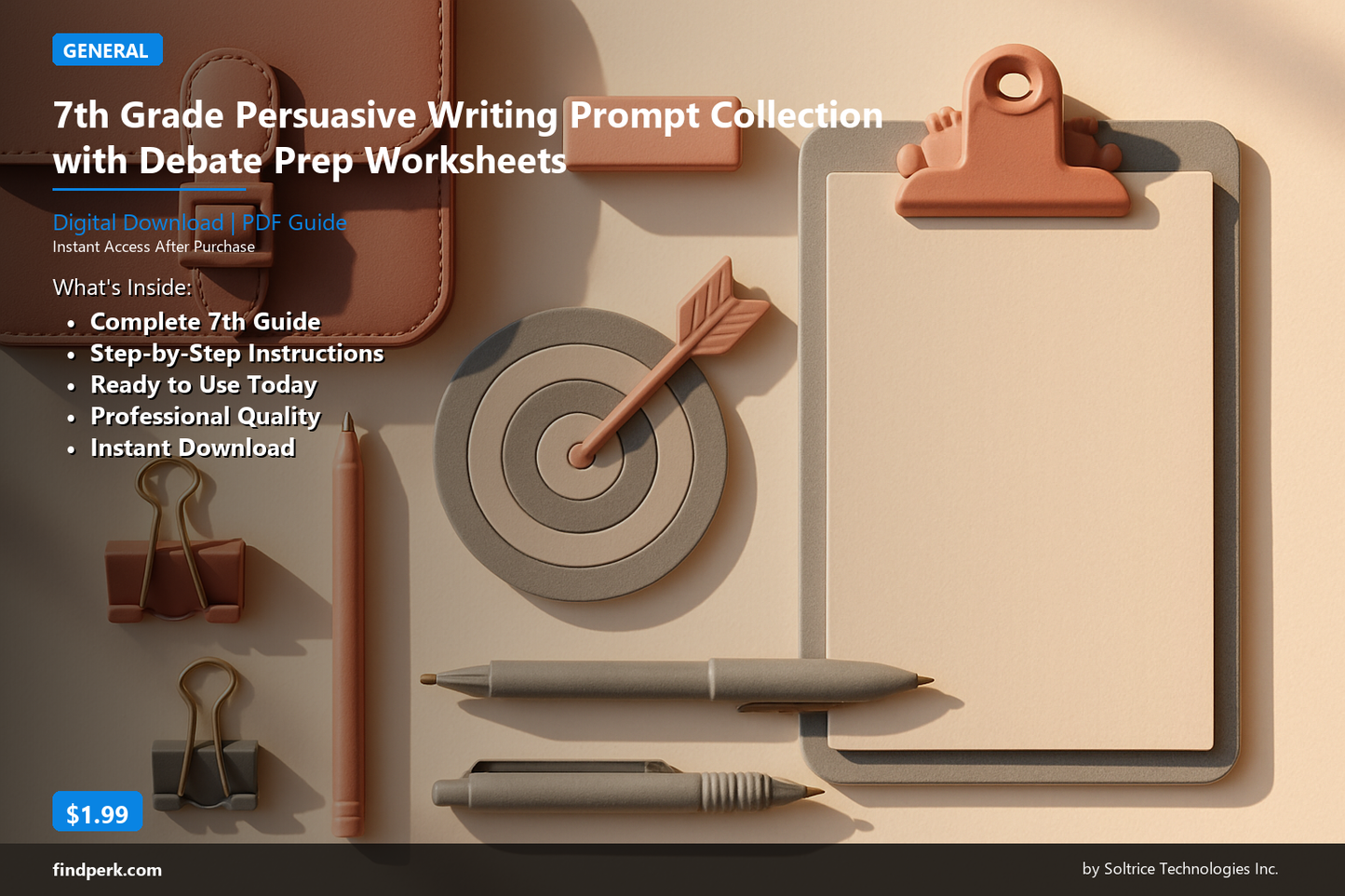 7th Grade Persuasive Writing Prompt Collection with Debate Prep Worksheets