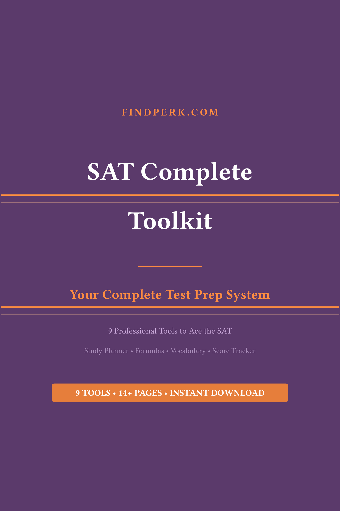 SAT Complete Toolkit — 9 Tools for Your Best Score