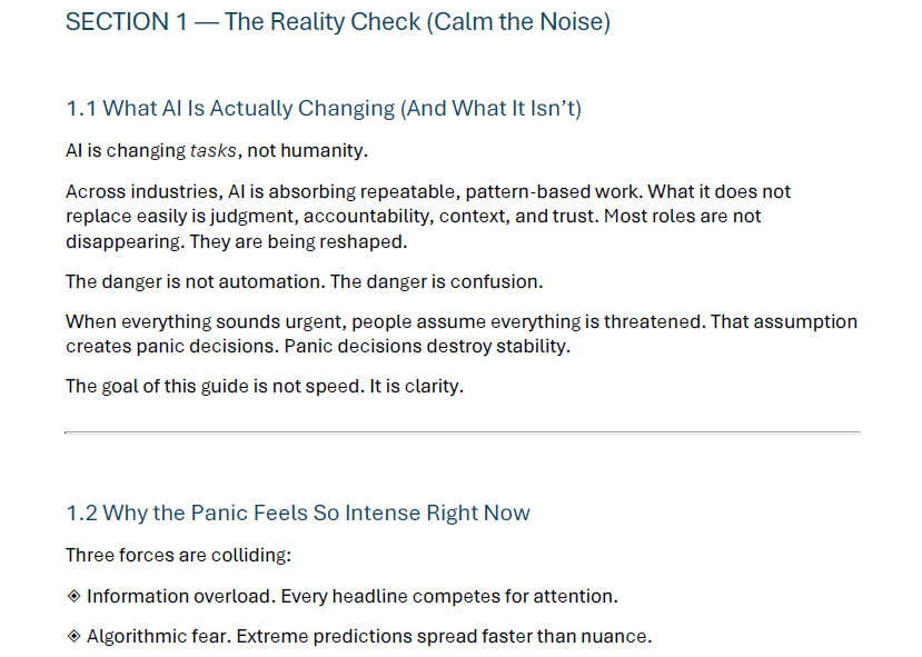 Stay Relevant in the Age of AI (Without Panic) | Career Clarity Guide