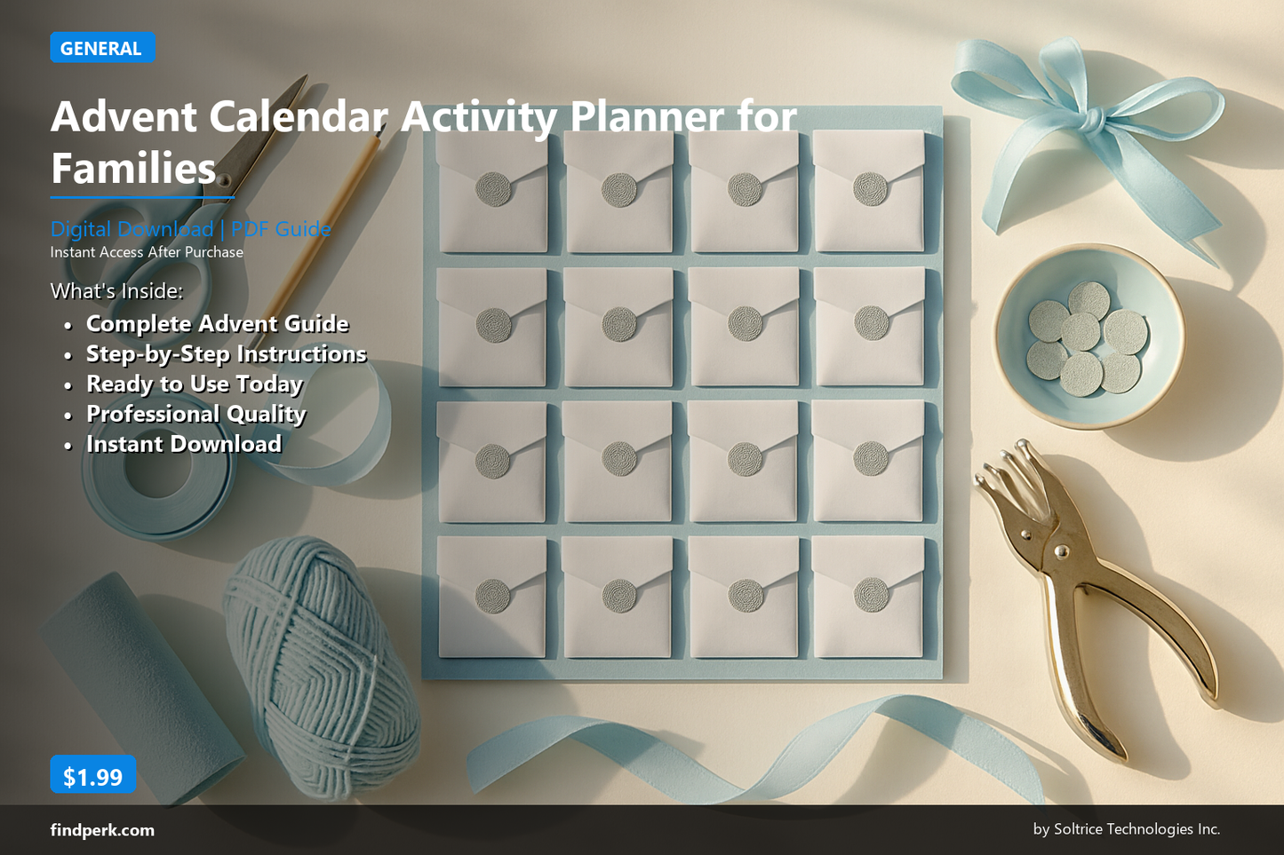 Advent Calendar Activity Planner for Families