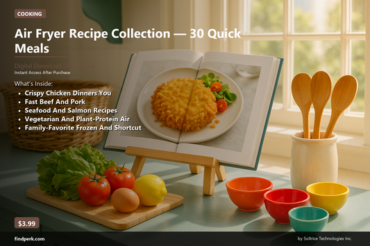 Air Fryer Recipe Collection — 30 Quick Meals