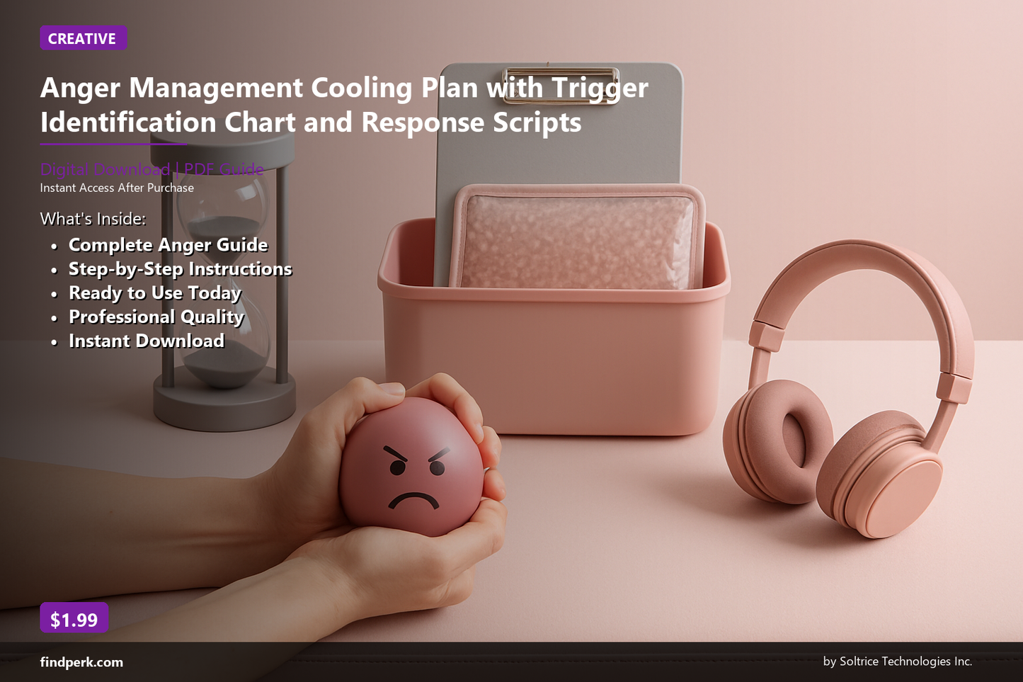 Anger Management Cooling Plan with Trigger Identification Chart and Response Scripts