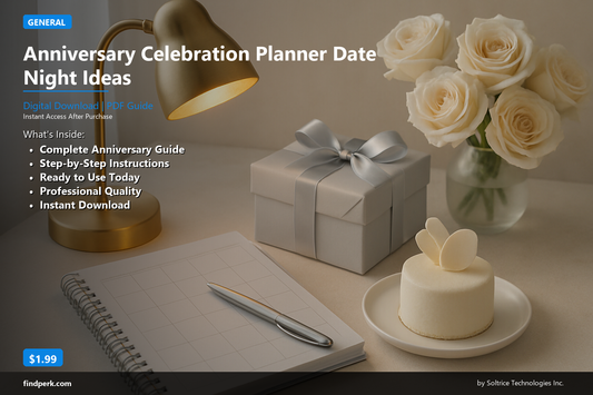 Anniversary Celebration Planner Date Night Ideas