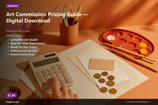 Art Commission Pricing Guide — Digital Download
