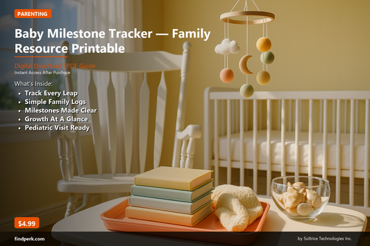 Baby Milestone Tracker — Family Resource Printable