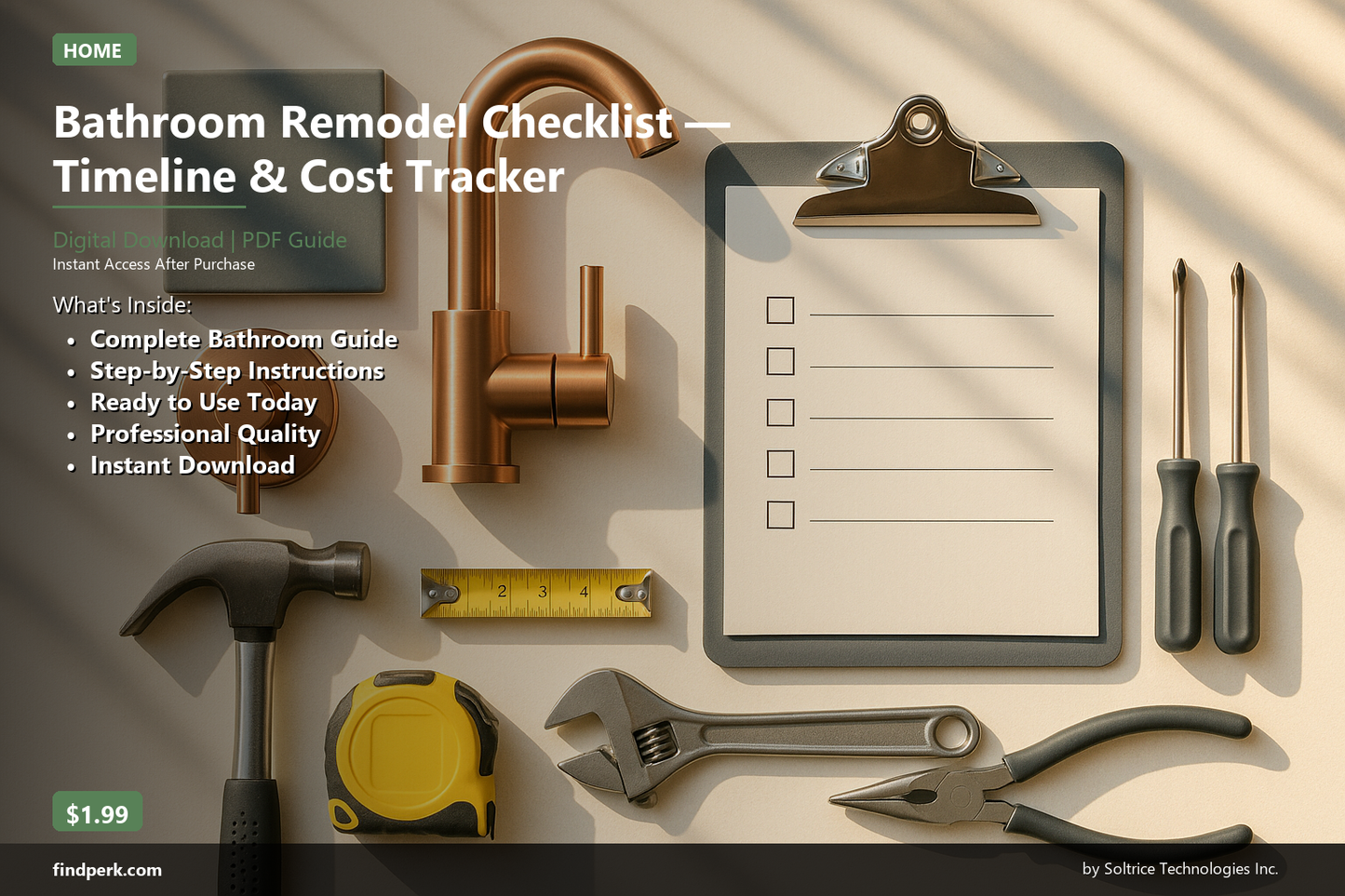 Bathroom Remodel Checklist — Timeline & Cost Tracker