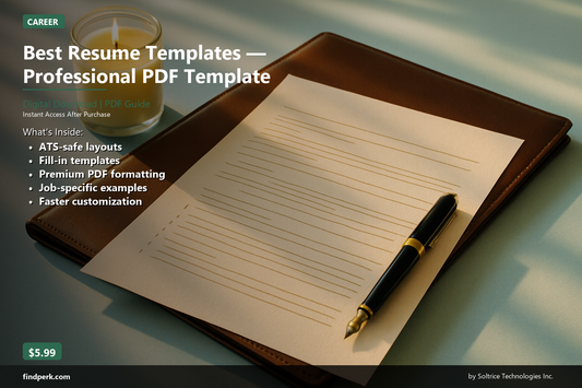 Best Resume Templates — Professional PDF Template