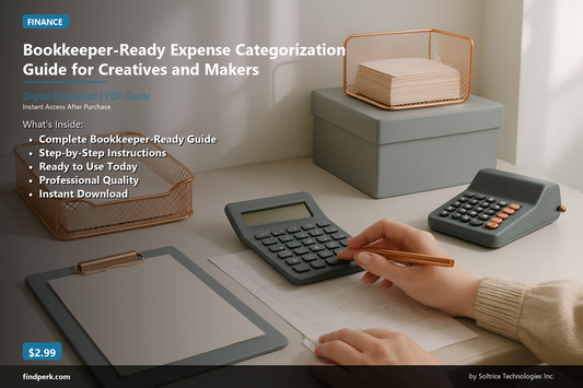 Bookkeeper-Ready Expense Categorization Guide for Creatives and Makers