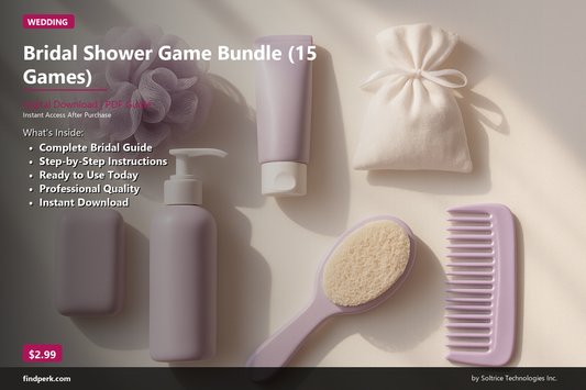 Bridal Shower Game Bundle (15 Games)