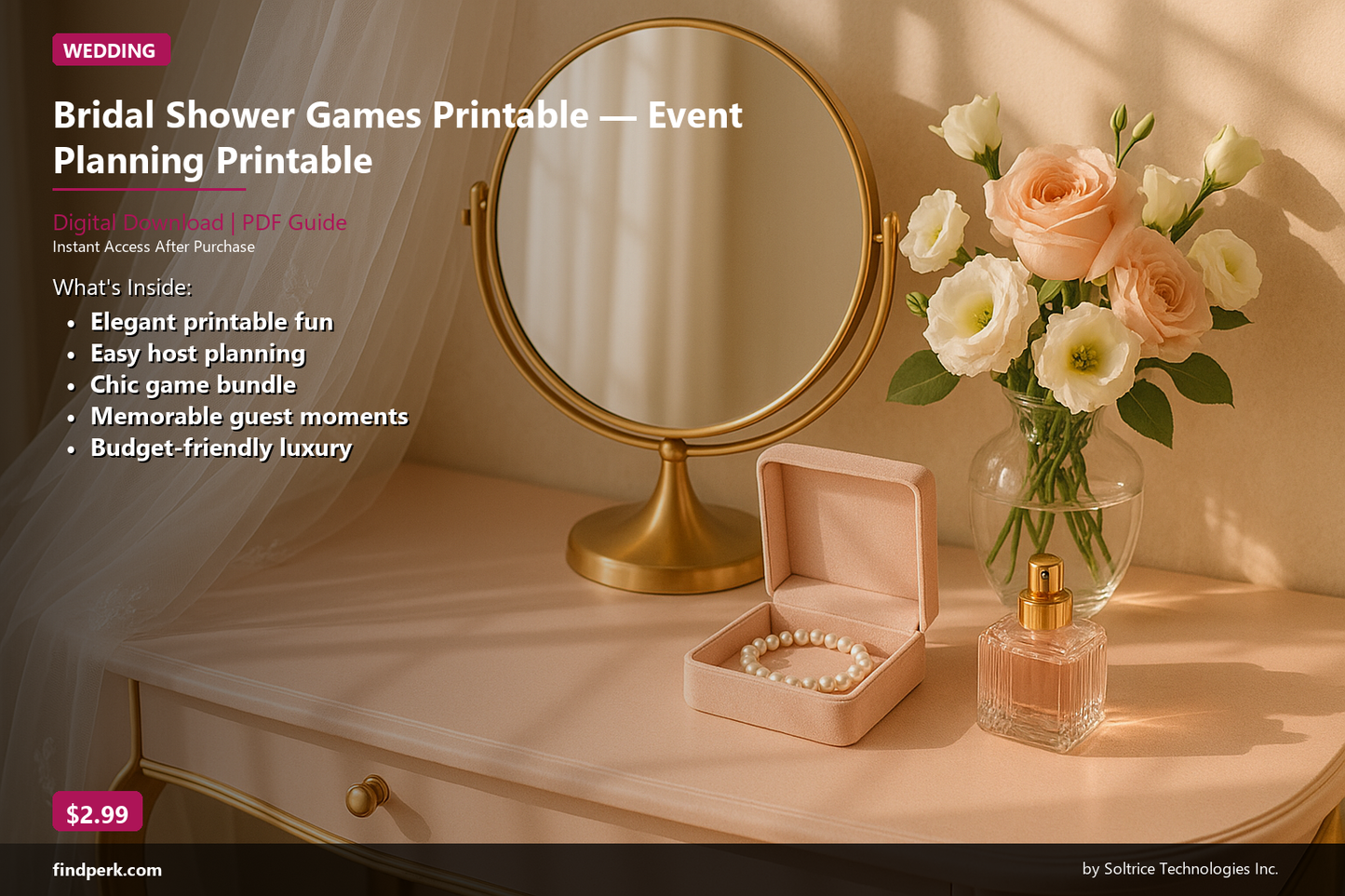 Bridal Shower Games Printable — Event Planning Printable