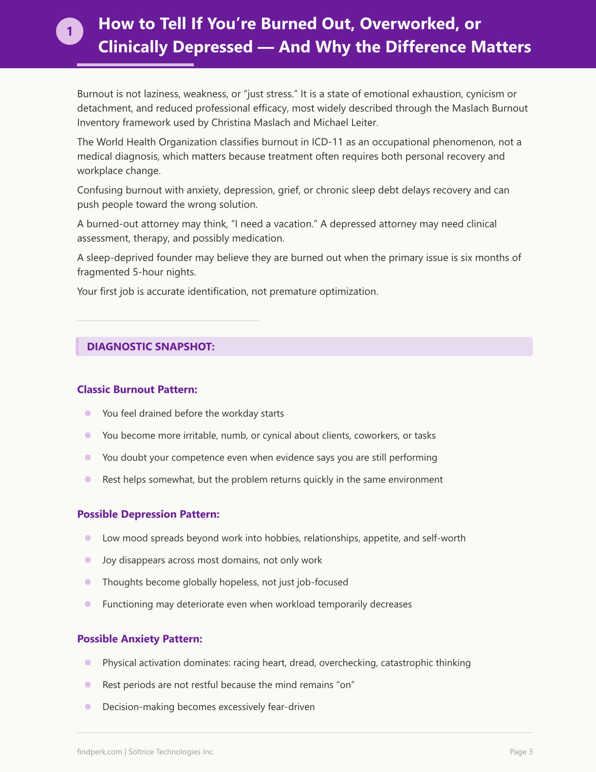 Burnout Recovery Plan — Self-Care Guide PDF