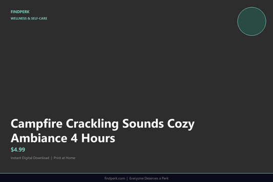 Campfire Crackling Sounds Cozy Ambiance 4 Hours