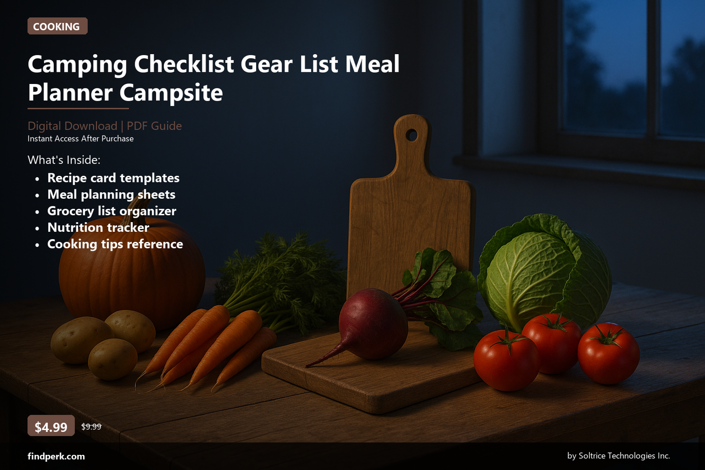 Camping Checklist Gear List Meal Planner Campsite