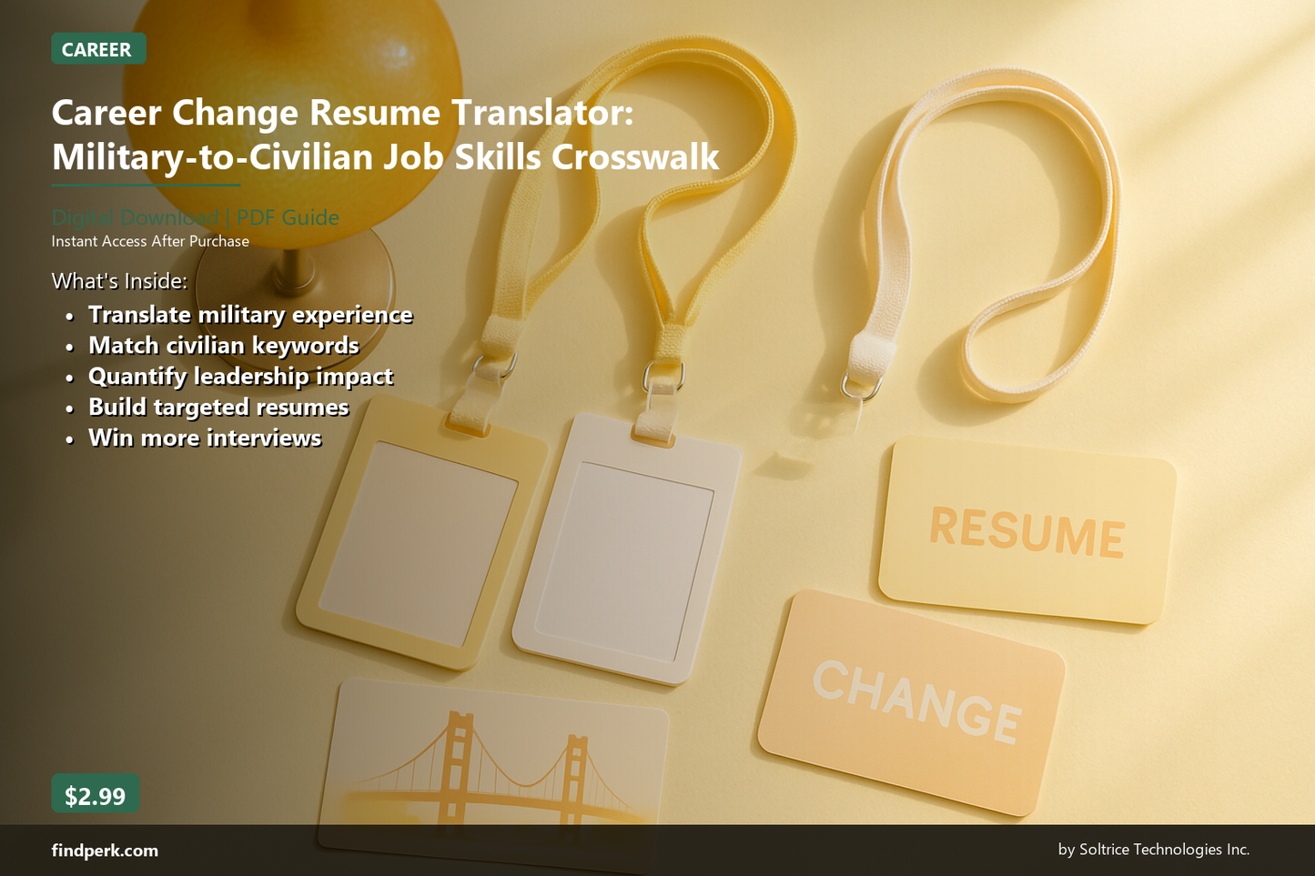 Career Change Resume Translator: Military-to-Civilian Job Skills Crosswalk