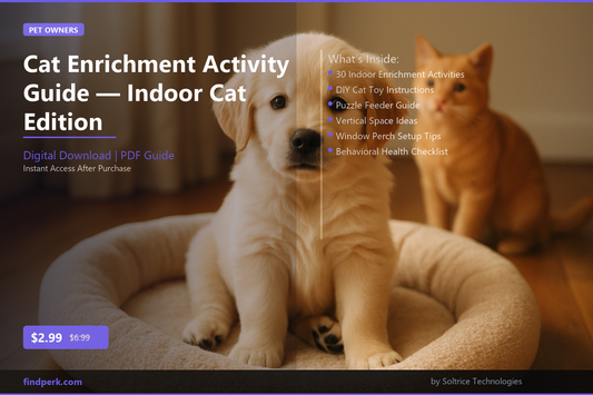 Cat Enrichment Activity Guide — Indoor Cat Edition