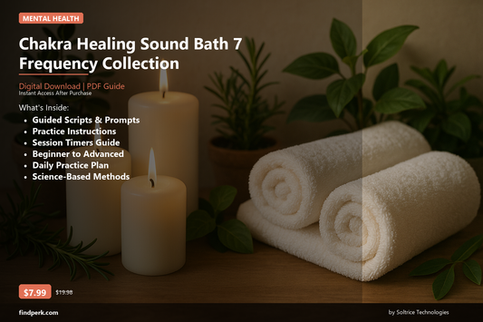 Chakra Healing Sound Bath 7 Frequency Collection - Cover