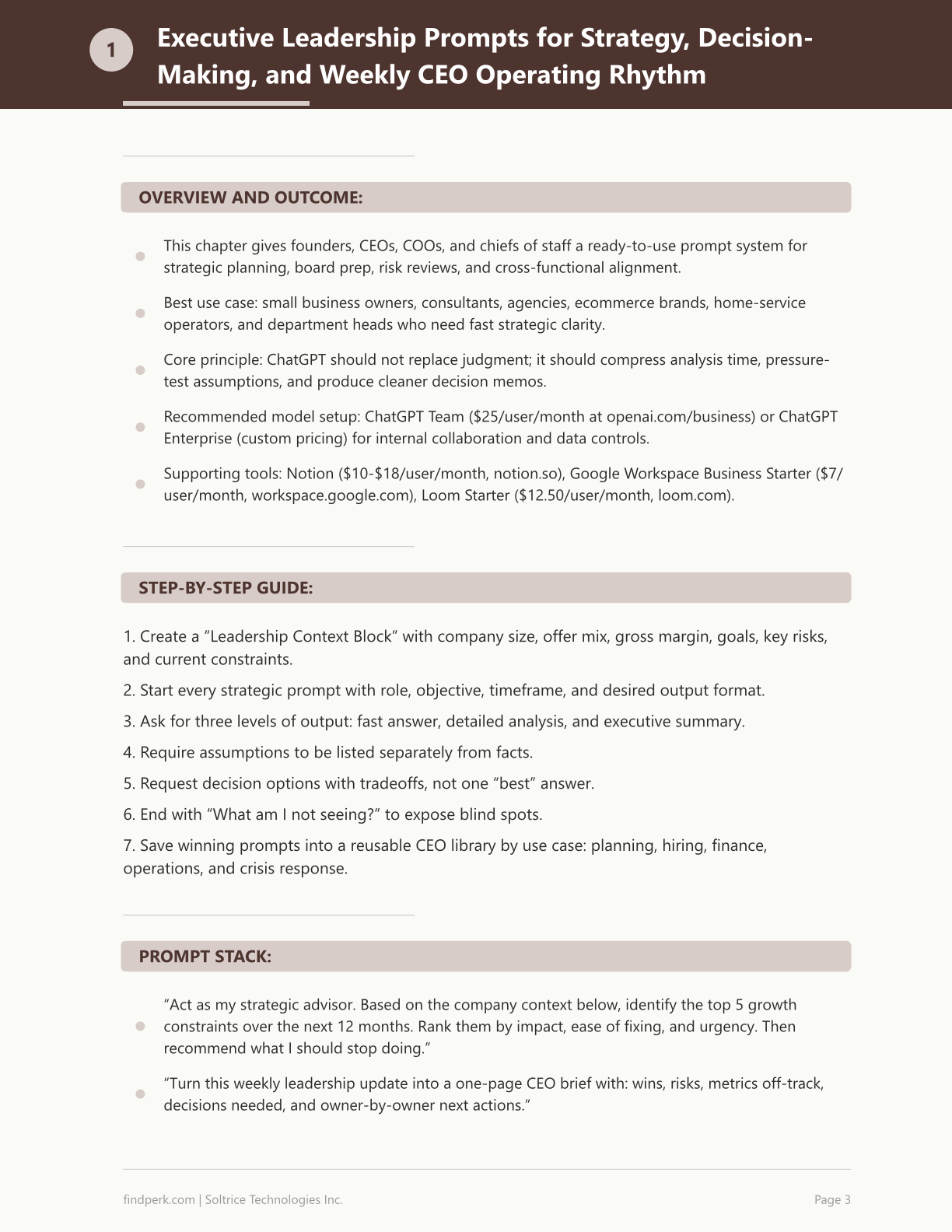 ChatGPT Mega Prompt Pack: 500 Business Prompts Organized by Department and Use Case