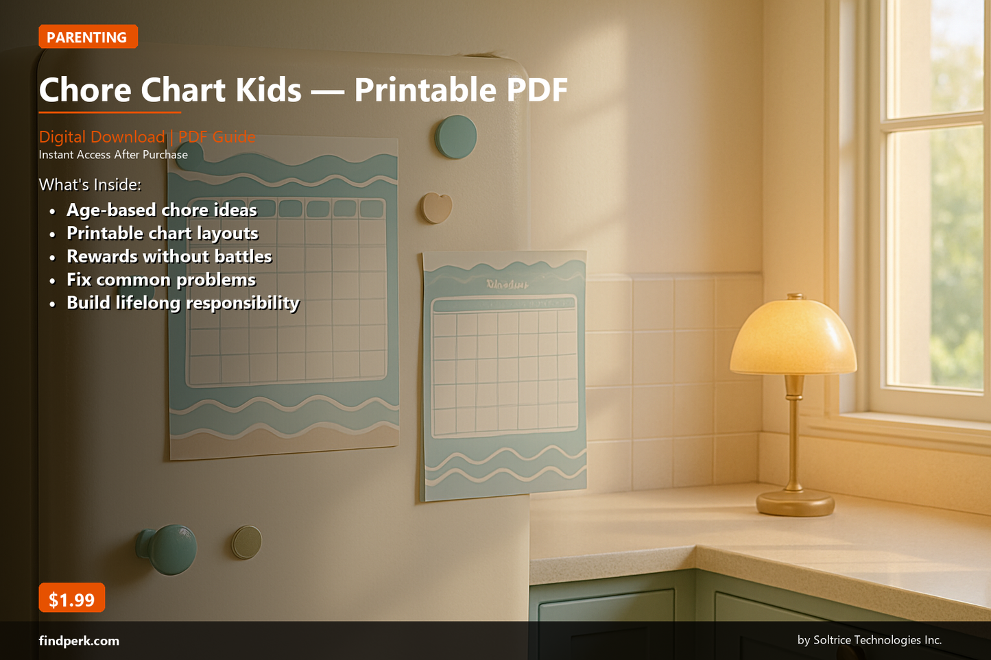 Chore Chart Kids — Printable PDF