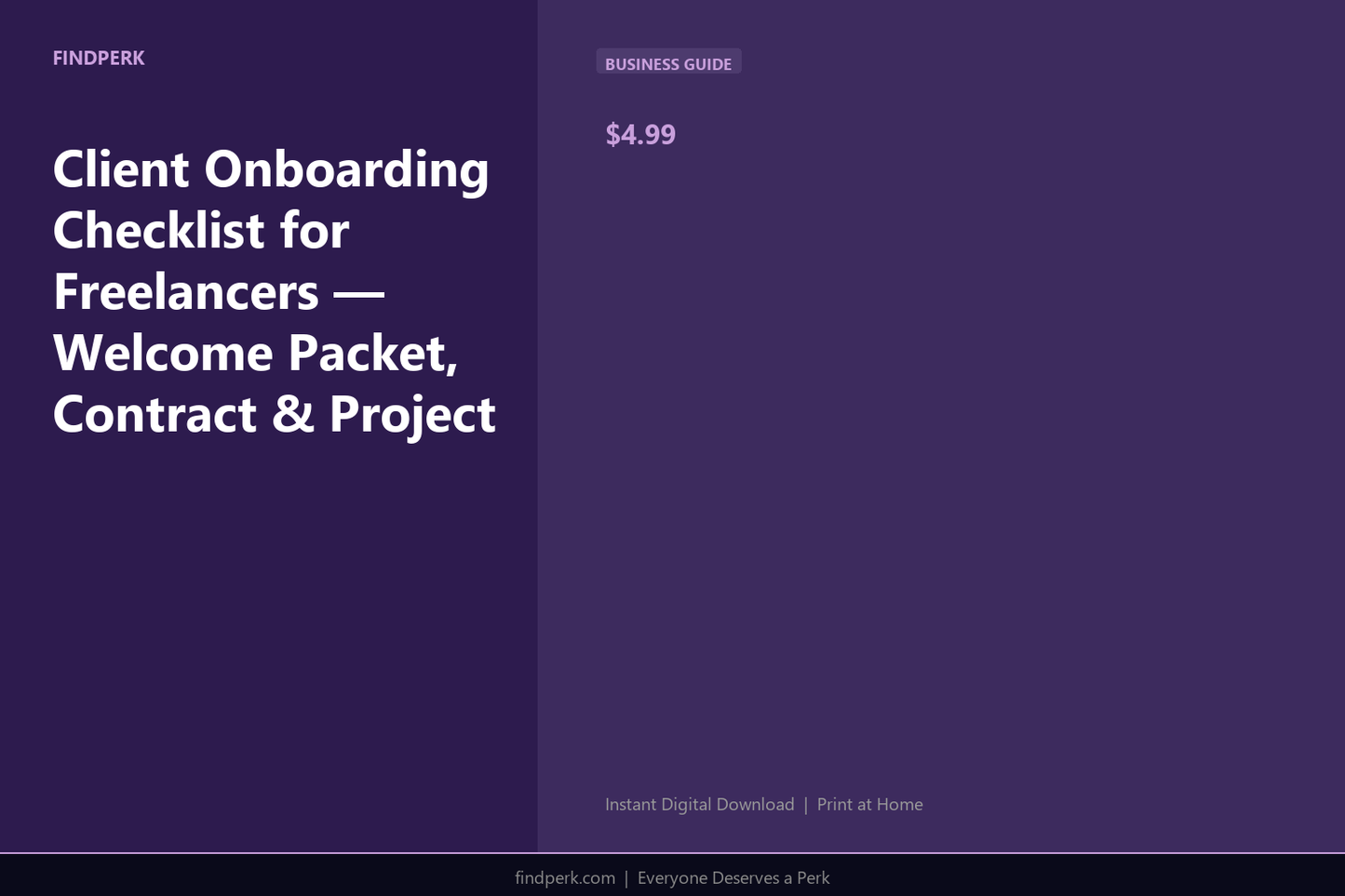 Client Onboarding Checklist for Freelancers — Welcome Packet, Contract & Project Kickoff