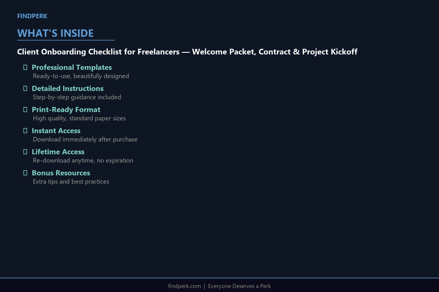 Client Onboarding Checklist for Freelancers — Welcome Packet, Contract & Project Kickoff