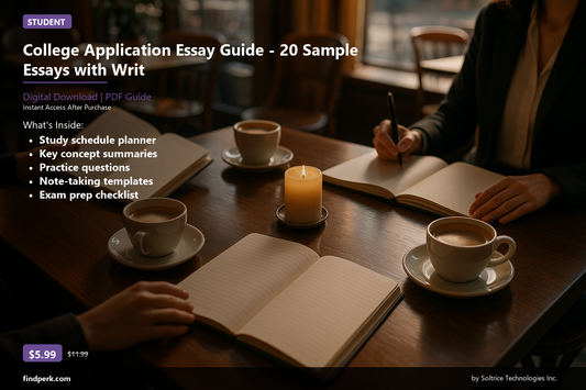 College Application Essay Guide - 20 Sample Essays with Writing Strategies