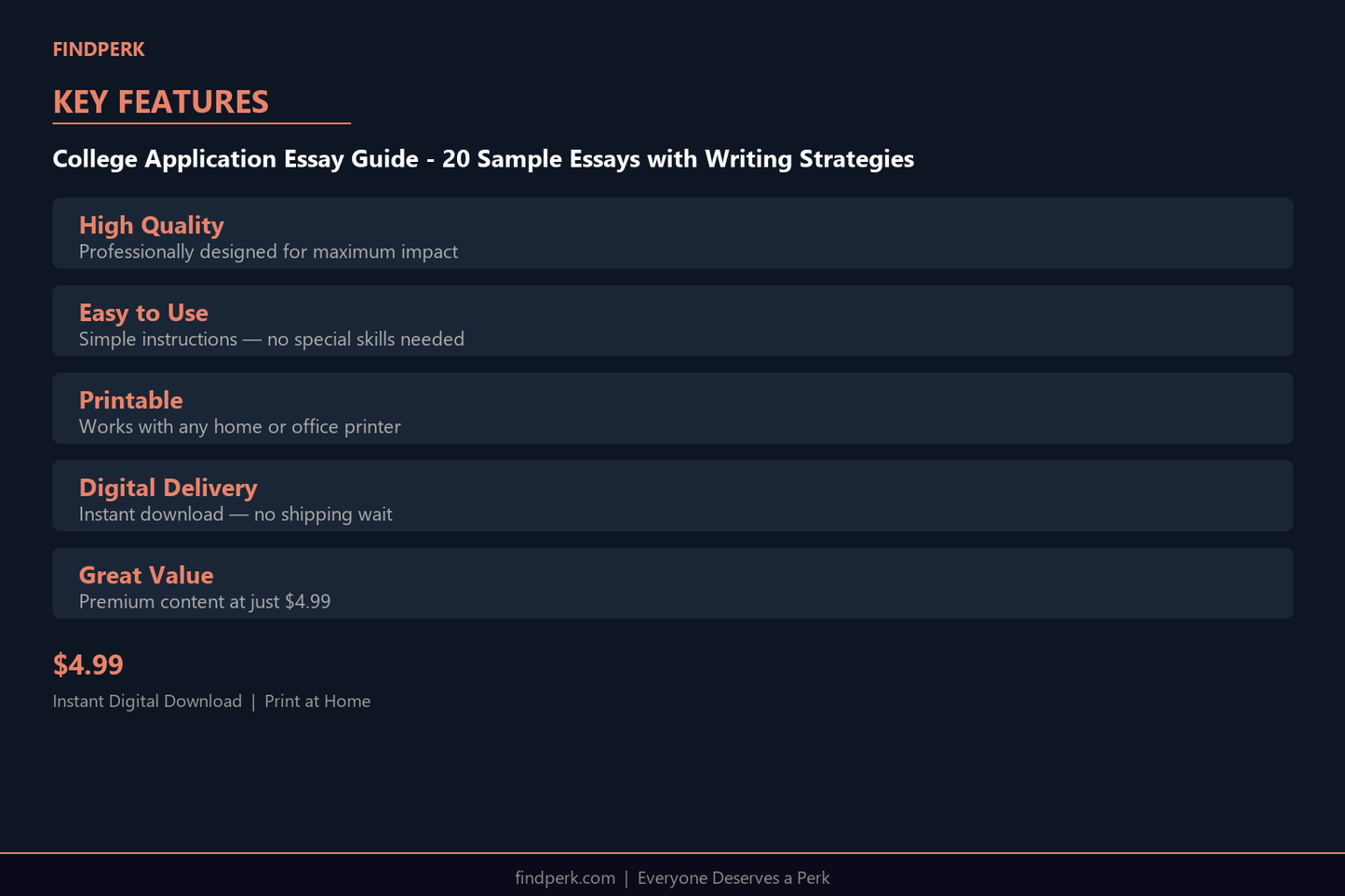 College Application Essay Guide - 20 Sample Essays with Writing Strategies