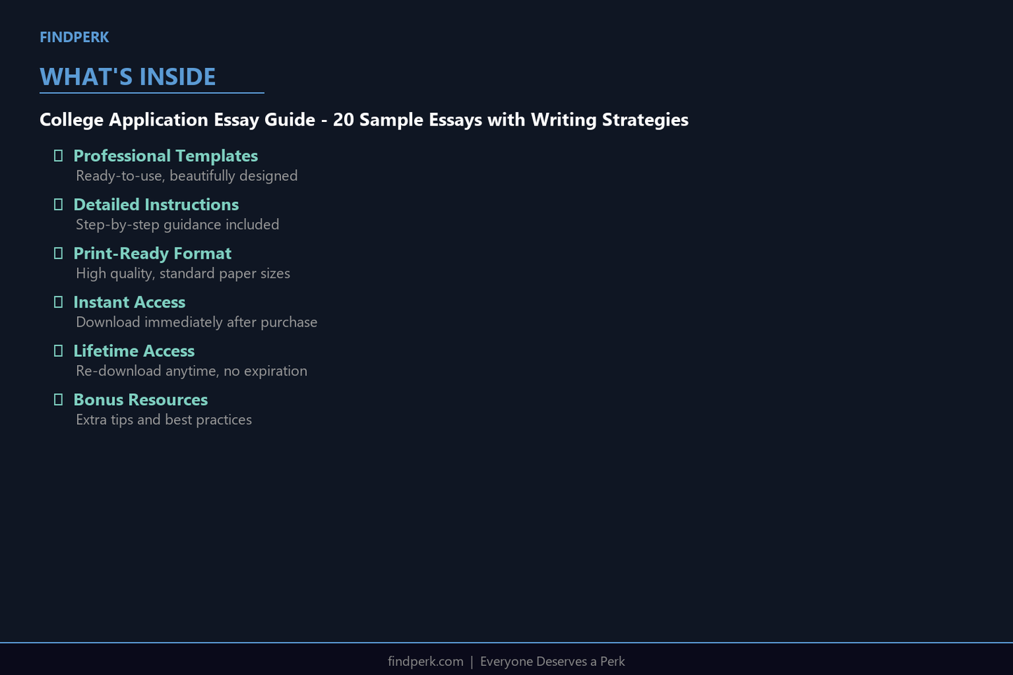 College Application Essay Guide - 20 Sample Essays with Writing Strategies