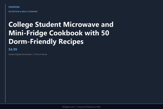 College Student Microwave and Mini-Fridge Cookbook with 50 Dorm-Friendly Recipes