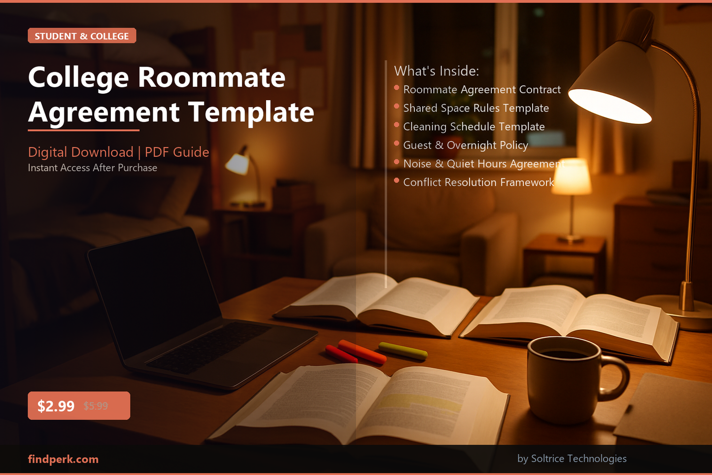 College Roommate Agreement Template